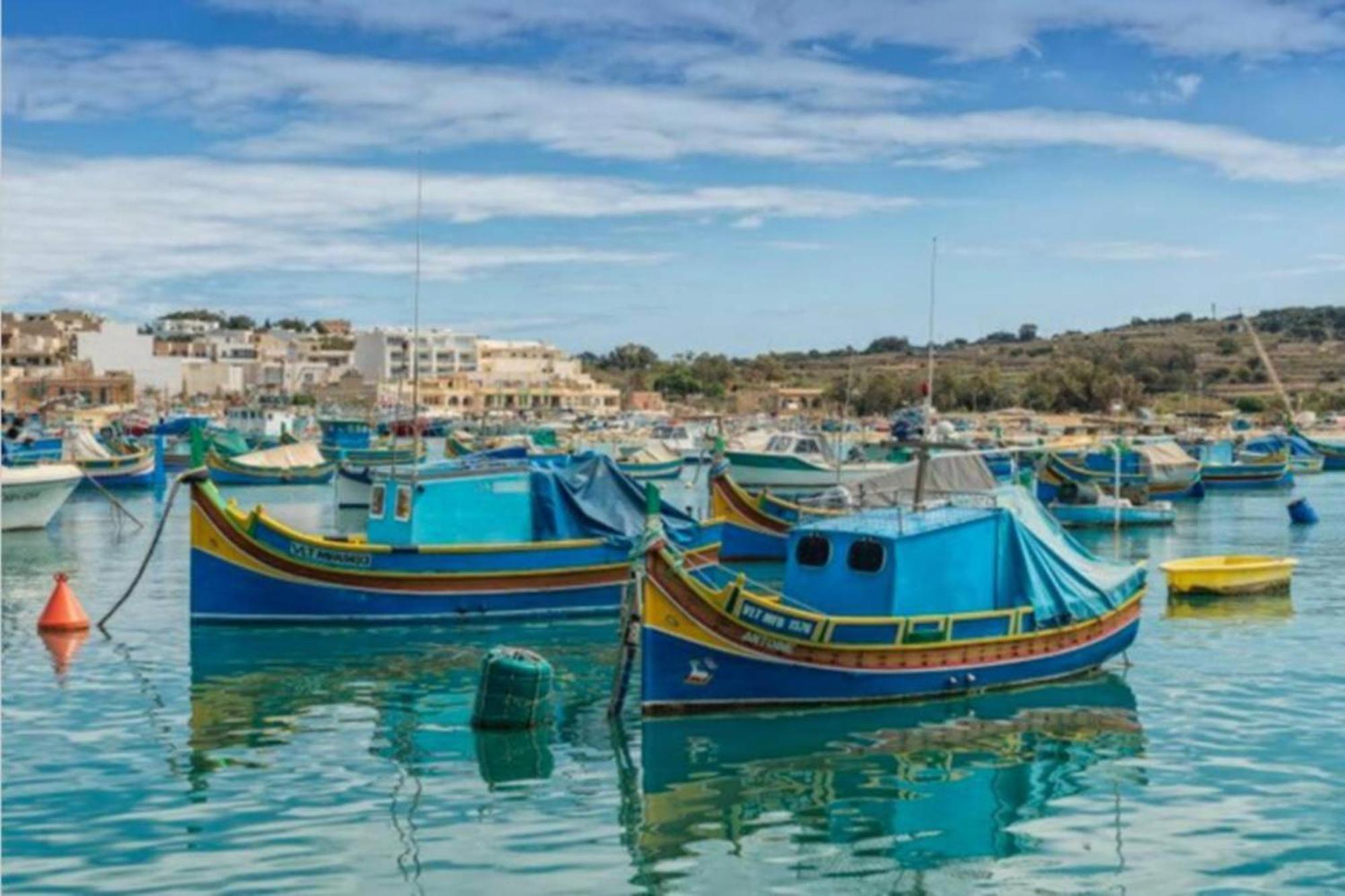 Authentic Gf Apartment With Terrace At The 3 Cities Marina Cospicua Exteriör bild